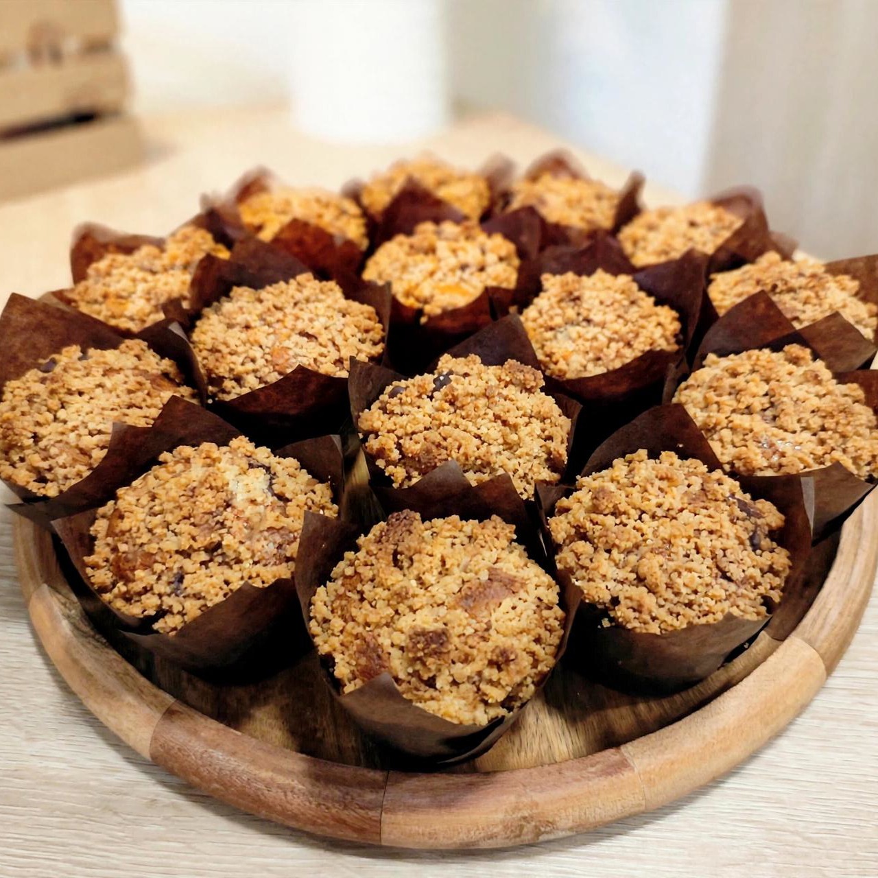 Borůvkové muffiny s drobenkou
